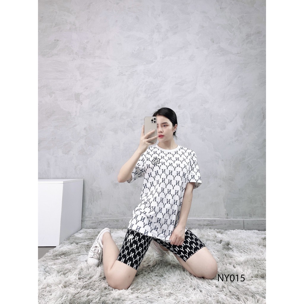 (HÀNG XUẤT XỊN) Áo trắng NY015 MONOGRAM N//Y LOGO TEE Made in V/N full tag code  Size XS S M L