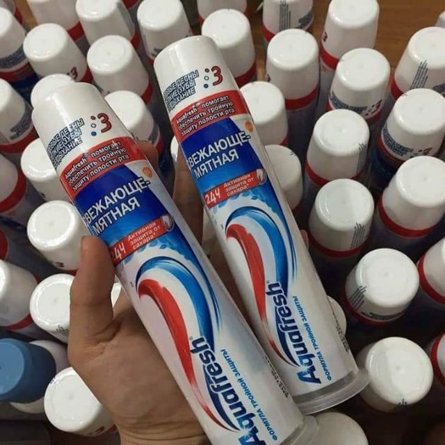 KEM ĐÁNH RĂNG AQUAFRESH NGA DẠNG ỐNG 100ml