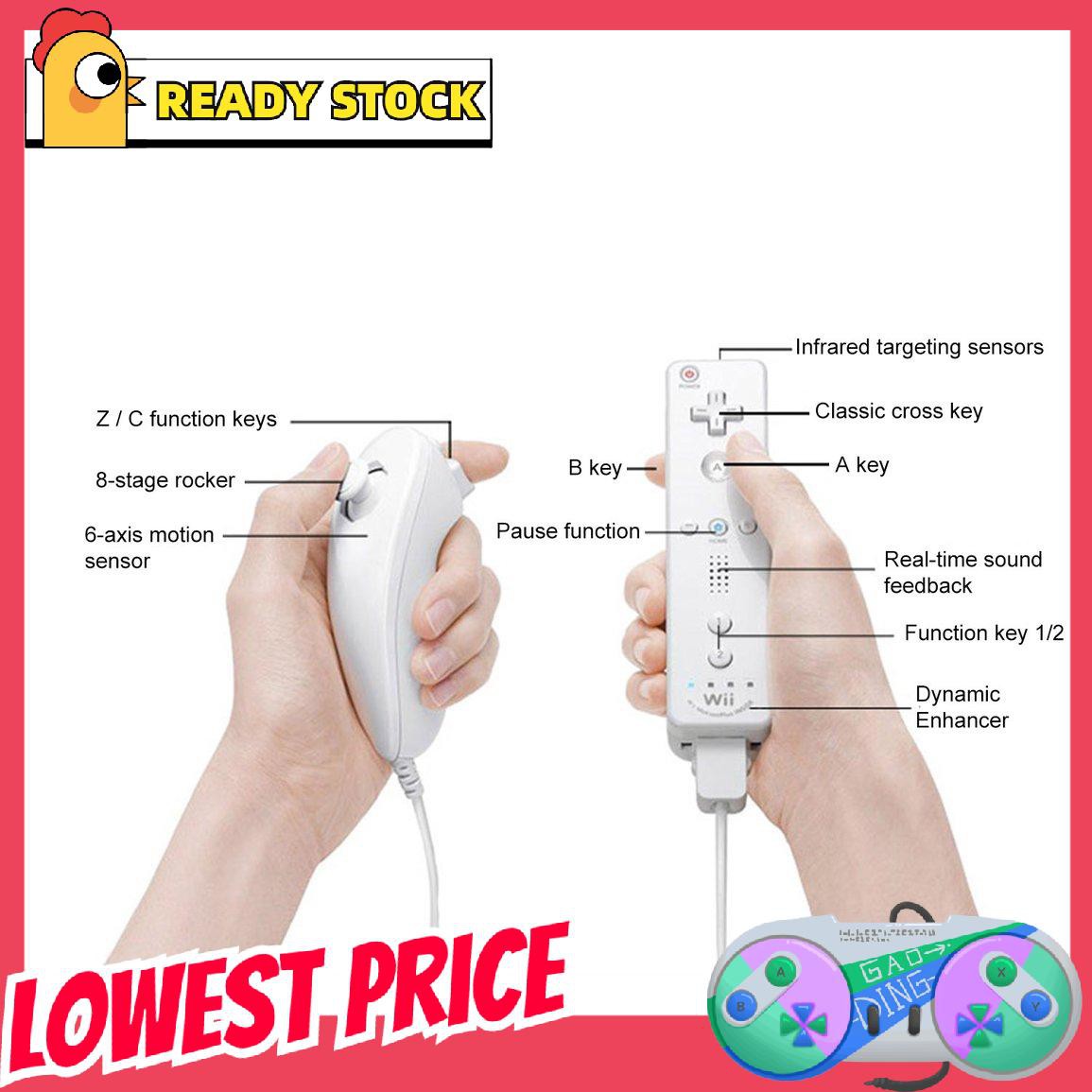 Tay Cầm Chơi Game 2 Trong 1 Cho Máy Chơi Game Wii U | BigBuy360 - bigbuy360.vn