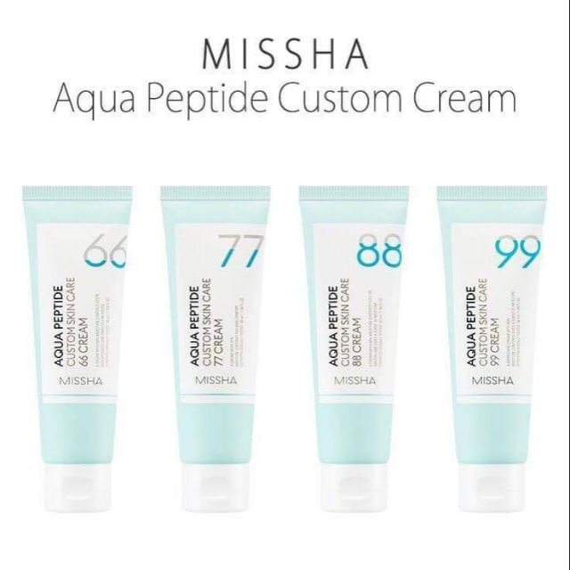 Kem dưỡng ẩm missha aqua peptide skin care