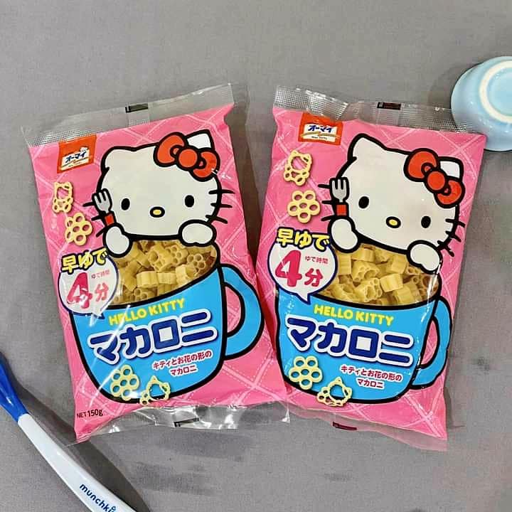 Nui Hello Kitty Nội Đia Nhật Bản 150gram Date Mới Nhất Cho Bé Từ 9 Tháng Trở Lên