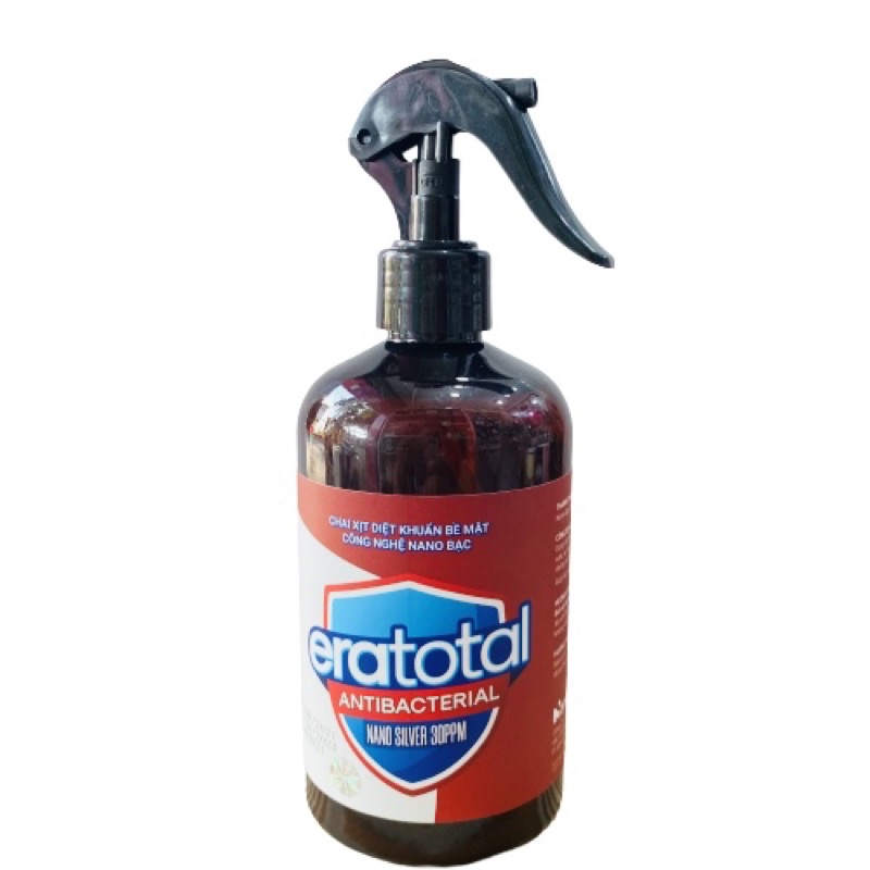 Nước Rửa Tay Nano Eratotal Chai Xịt.An toàn có thể xịt lên mặt, thức ăn, k khô da, k gây kích ứng.Tiêu diệt 99,98% covid