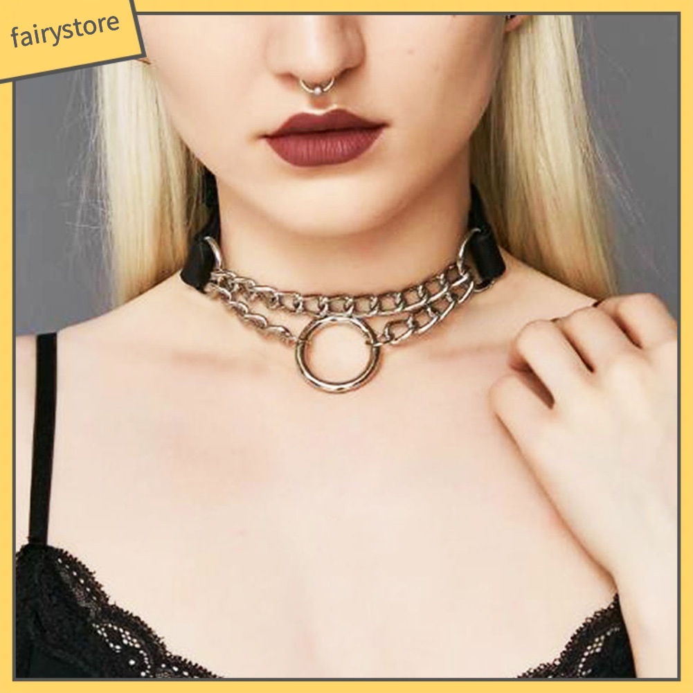 Vòng cổ choker giả da phong cách cá tính dành cho cả nam và nữ