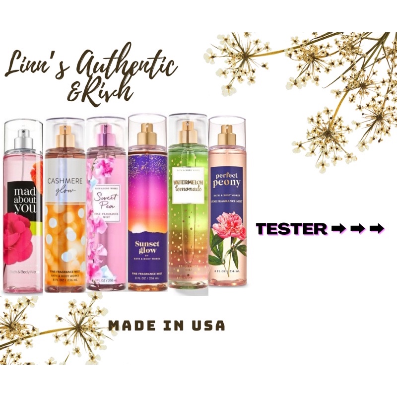 Xịt Thơm Toàn Thân Body Mist Bath & Body Works USA