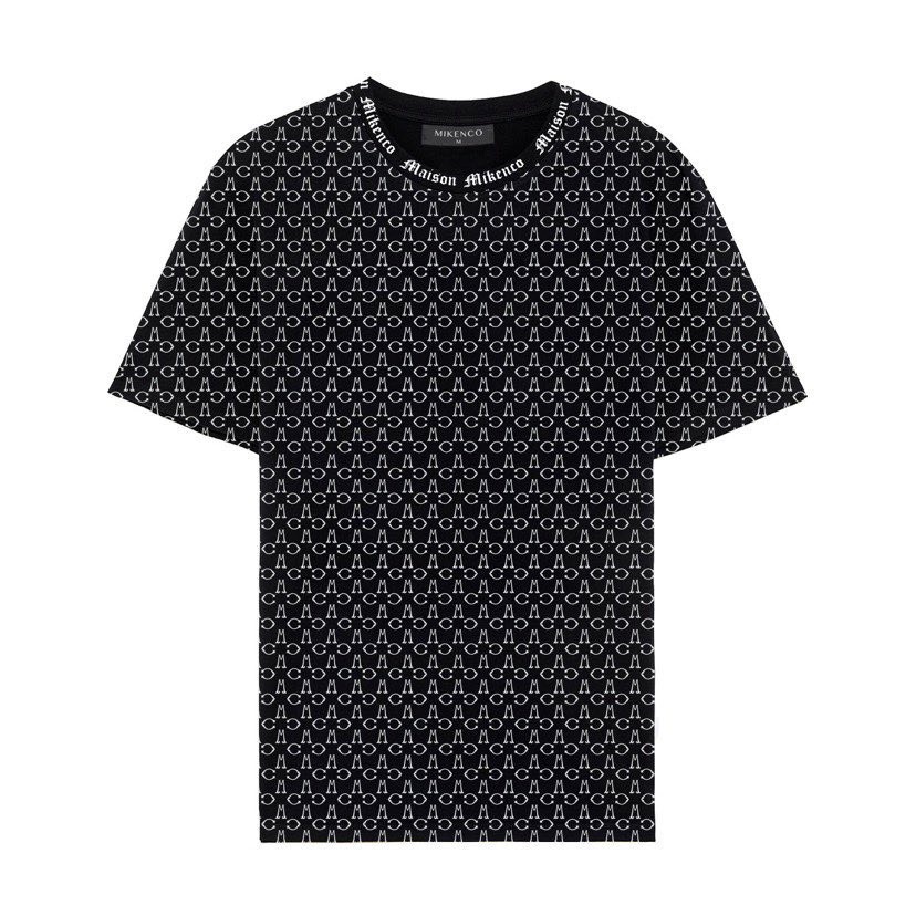 Áo Phông MIKENCO Monogram T-shirt Cotton kiểu dáng unisex - Hot trend 2022