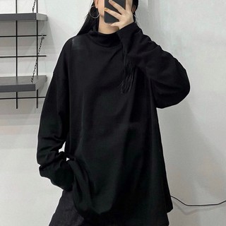 Áo thun cao cổ nam nữ -meo4.store