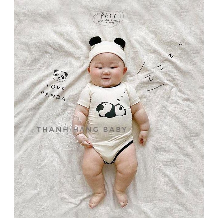 BodySuit Cho Bé, Body Cho Bé Trai Và Bé Gái Kèm Mũ Hình Thú Siêu Yêu Thanh Hằng Baby 5 Đến 13 Kg