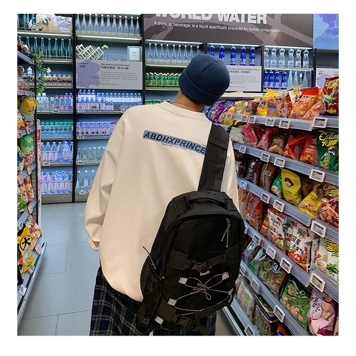 Áo sweater nam nữ unisex nỉ bông in chữ ABDH form rộng hoodie không cổ basic phong cách Hàn Quốc YiiL SW02