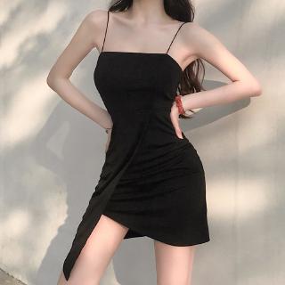 Đầm đen dáng ôm phong cách thời trang hàn quốc