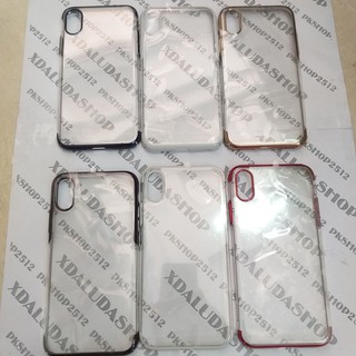 Ốp Lưng iPhone X / iPhone 10 Viền Màu Dạng Cứng Hiệu Baseus