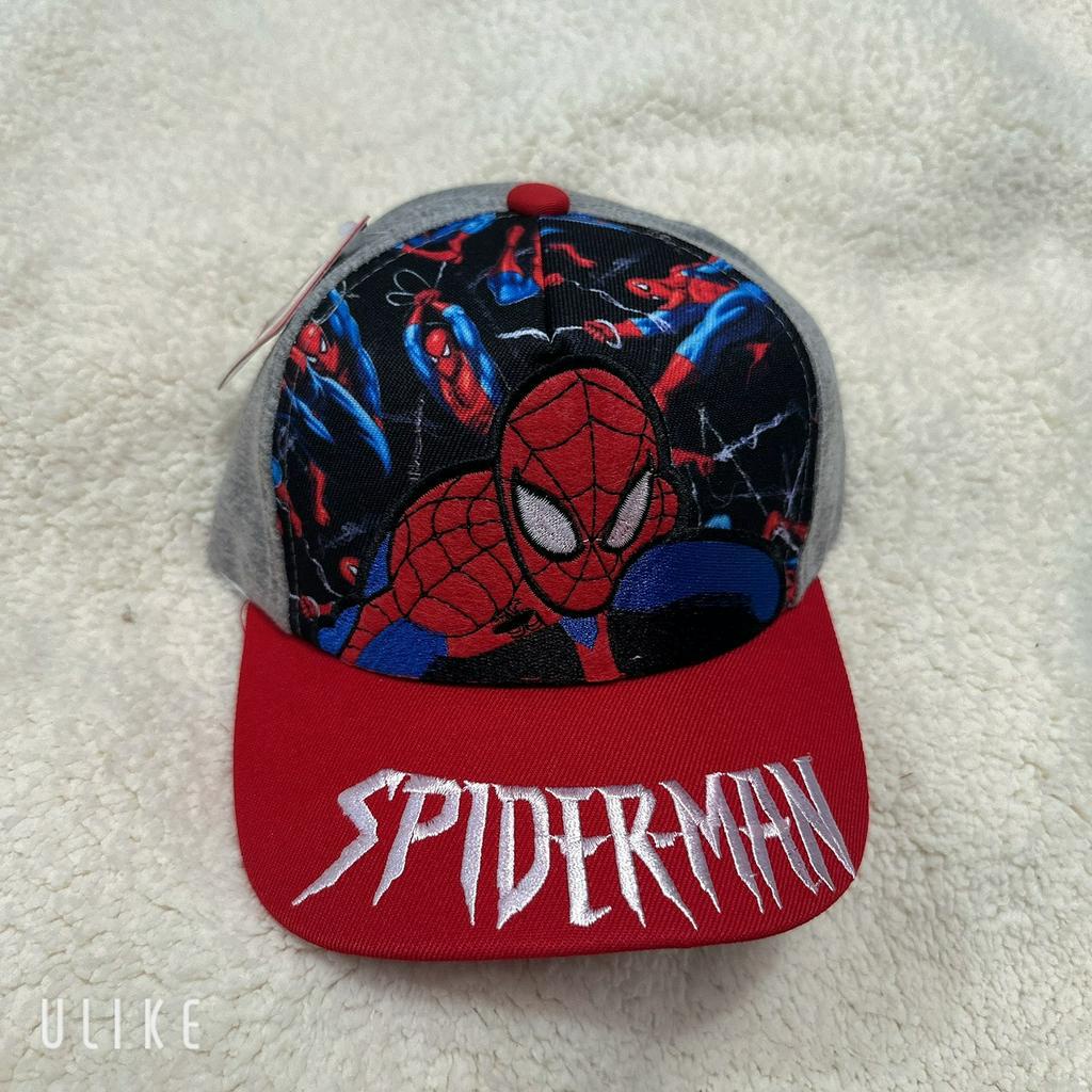 Mũ cho bé trai in hình siêu nhân người nhện Binbon kids, Nón cho bé trai NO1 in hình siêu nhân người nhện từ 3-8Tuôi