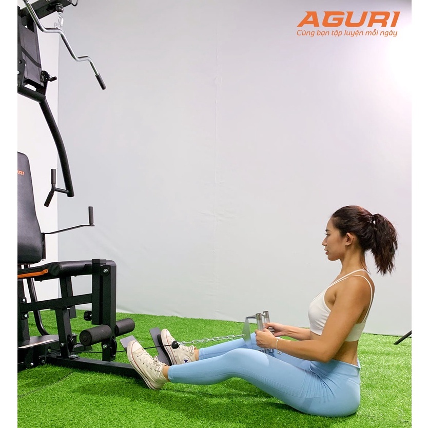 Giàn tạ đa năng tại nhà AGURI AGG-405 cao cấp đa dạng bài tập Gym