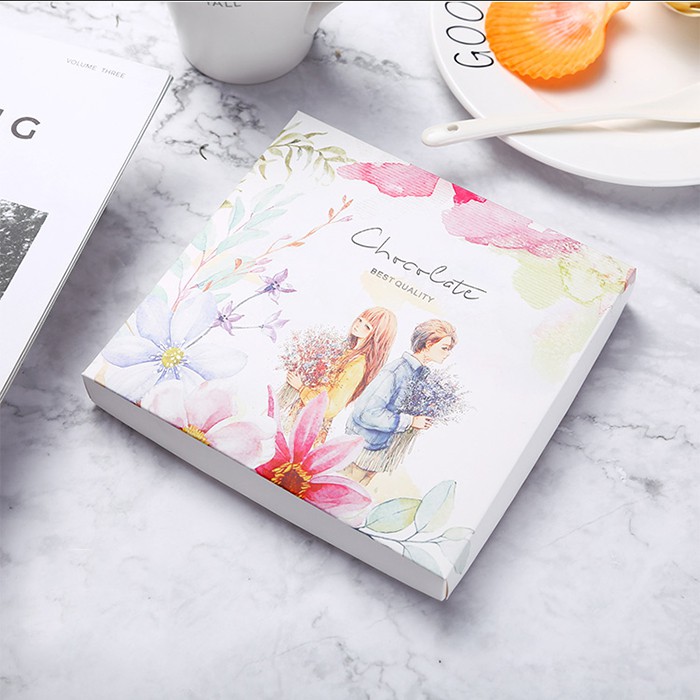 Socola quà tặng Tình yêu màu nắng - Hộp 9 viên kèm túi quà dễ thương | BigBuy360 - bigbuy360.vn