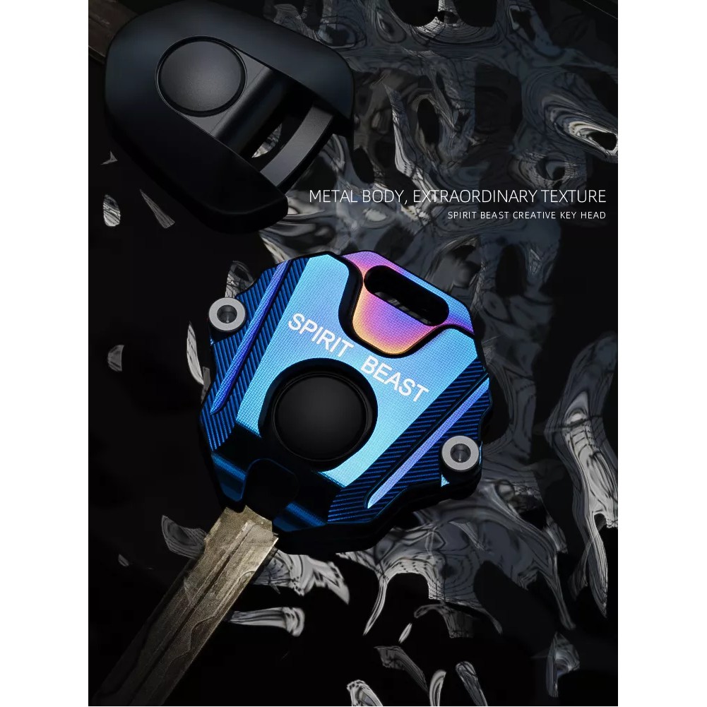 Spirit Beast L42 thích hợp cho Honda cb500 CB650 đầu khóa sửa đổi tay cầm chìa khóa Vỏ phụ kiện xe máy cb500 Vỏ bảo