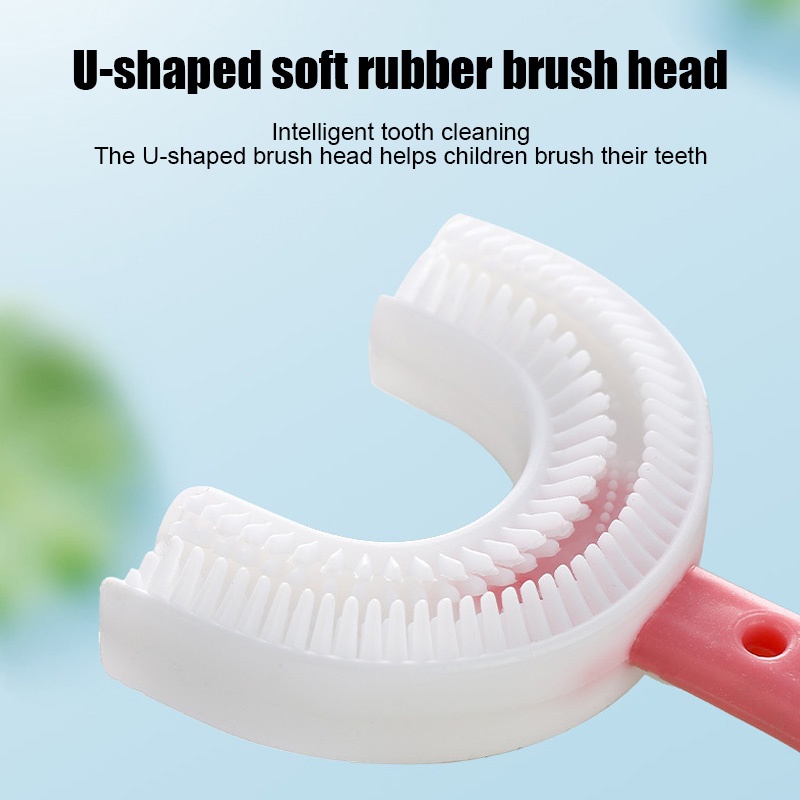 Đồ chơi bàn chải đánh răng SEASUN TOYS hình chữ U mềm đáng yêu cho bé 2-12 tuổi