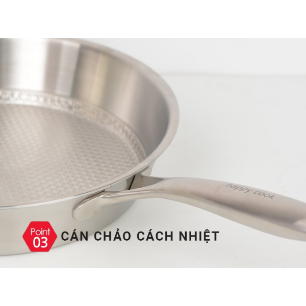 Bộ Nồi Chảo Inox 304 Bếp Từ HappyCook HC06VRX