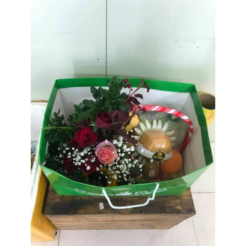 Túi giấy đựng quả combo 10 túi