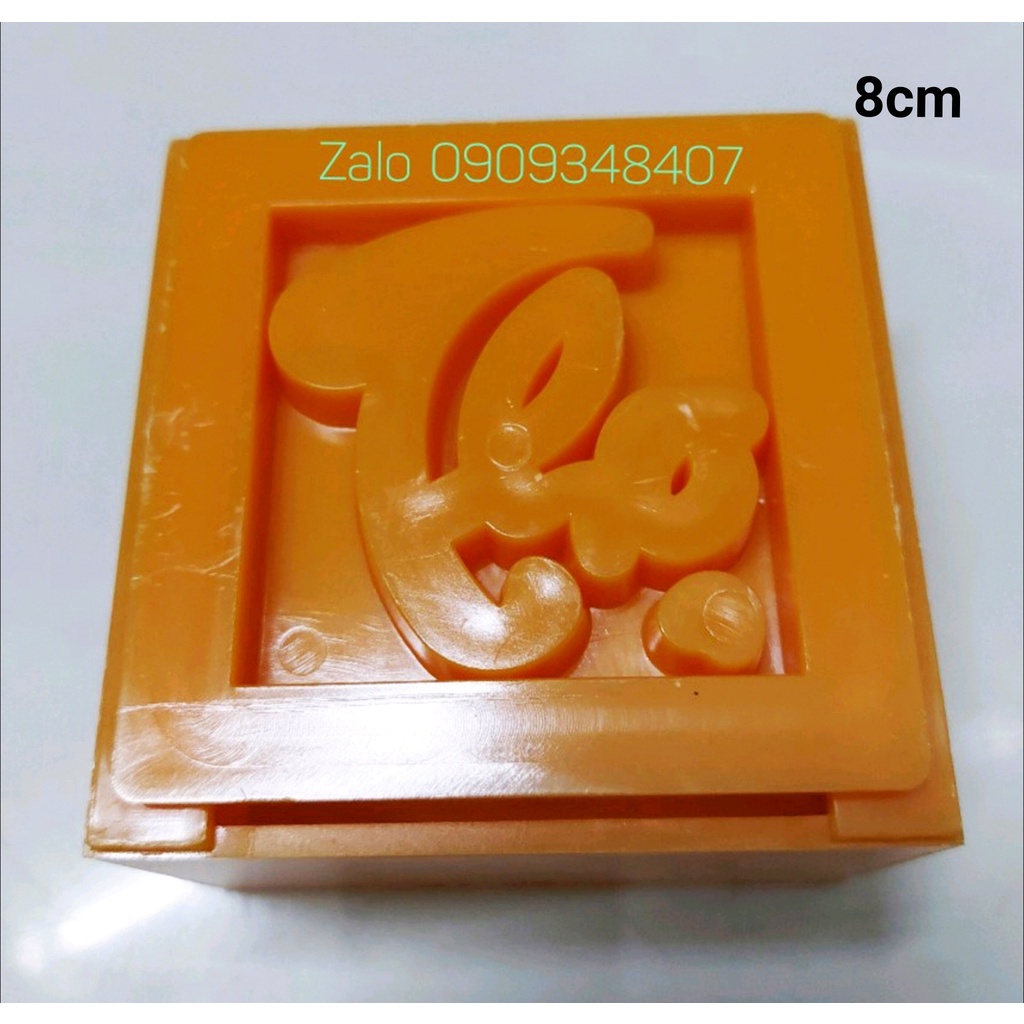 Khuôn Xôi Vuông 8cm Chữ Phúc Lộc Thọ Tài