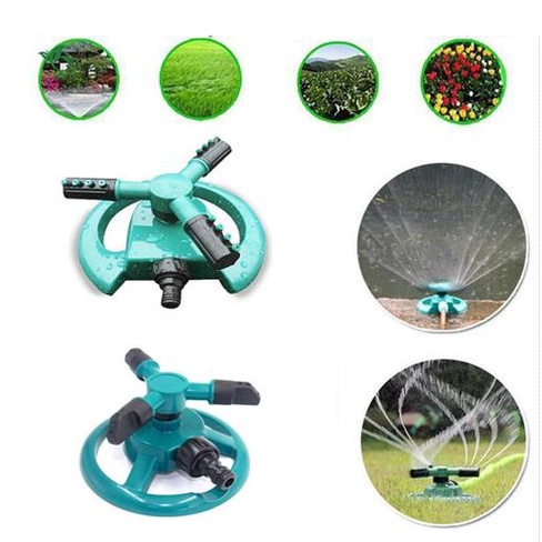 Vòi phun nước tưới cây tự động 3 trục xoay 360°
