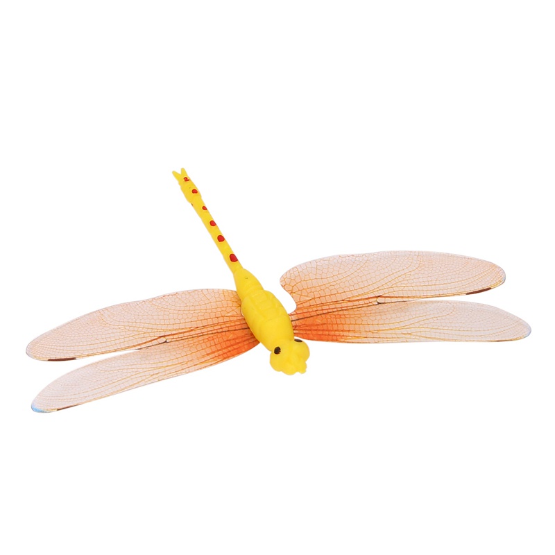 Set 5 chuồn chuồn giả 3D 8cm dùng để trang trí