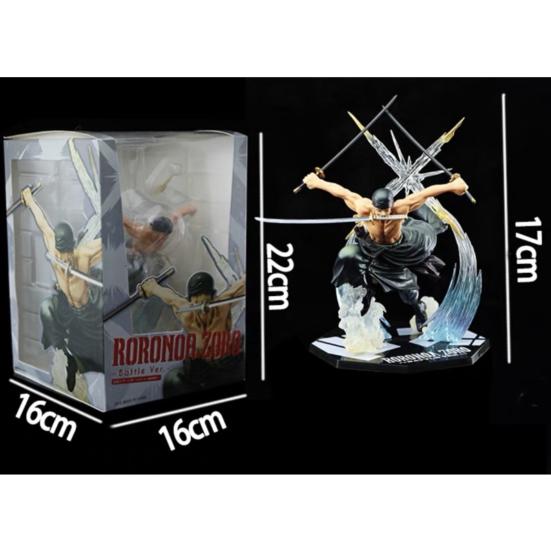 Zoro mô hình 17cm - Mô hình One Piece bằng PVC cao cấp