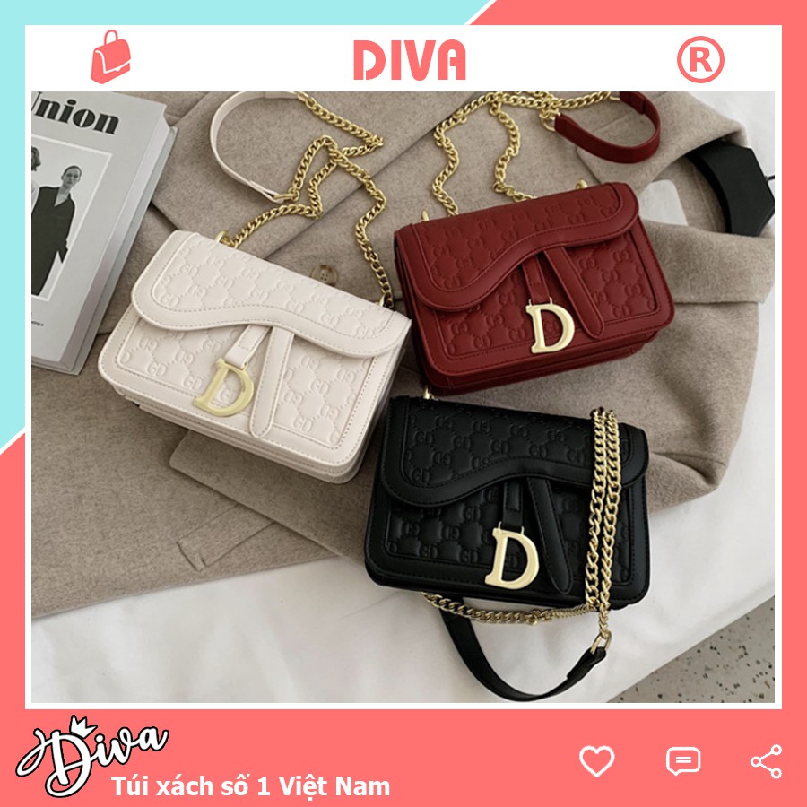 Túi xách nữ đeo chéo cao cấp đẹp thời trang cá tính sang trọng DIVA TX88 | BigBuy360 - bigbuy360.vn