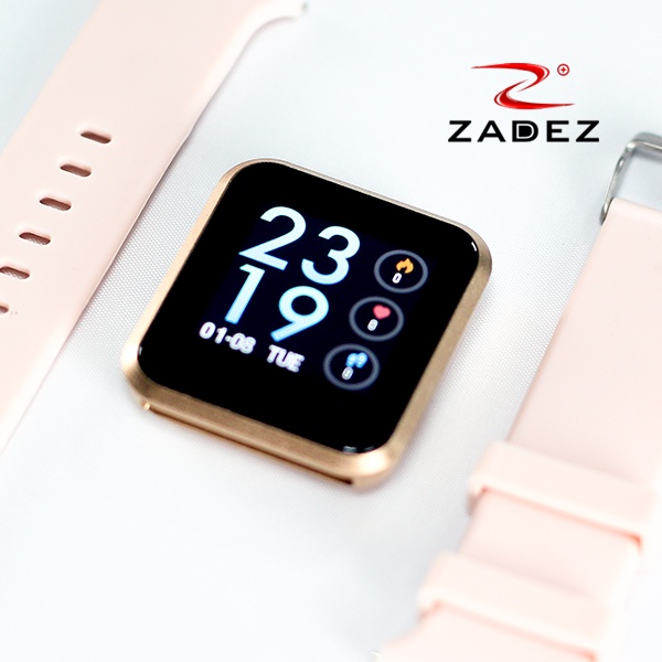 SmartWatch Đồng Hồ Thông Minh ZADEZ Square 2 Kháng Nước IP67, 8 Chế Độ Theo Dõi - Hàng Chính Hãng