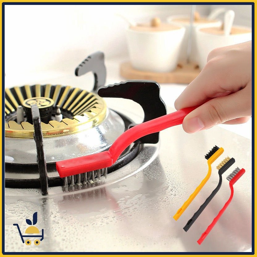 BỘ 3 BÀN CHẢI CỌ BẾP CHUYÊN DỤNG, CỌ VỆ SINH NAHF BẾP SIÊU SẠCH