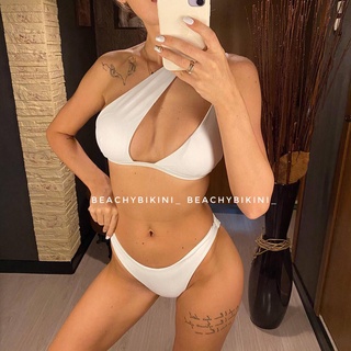 Set bikini 2 mảnh chéo vai