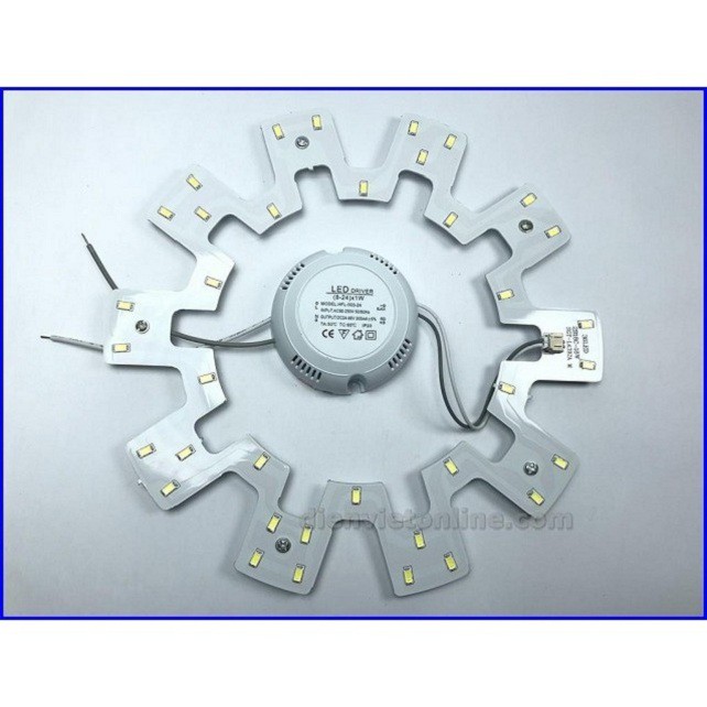 Đèn Led vòng siêu sáng 18W (22cm)( Ánh sáng vàng ) - Điện Việt