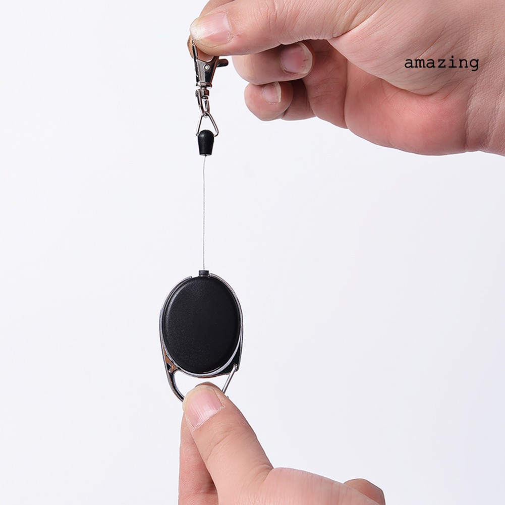 Móc Chìa Khóa Thể Thao Bằng Nylon Có Kẹp Gắn Lưng Chống Thất Lạc Cho Nam