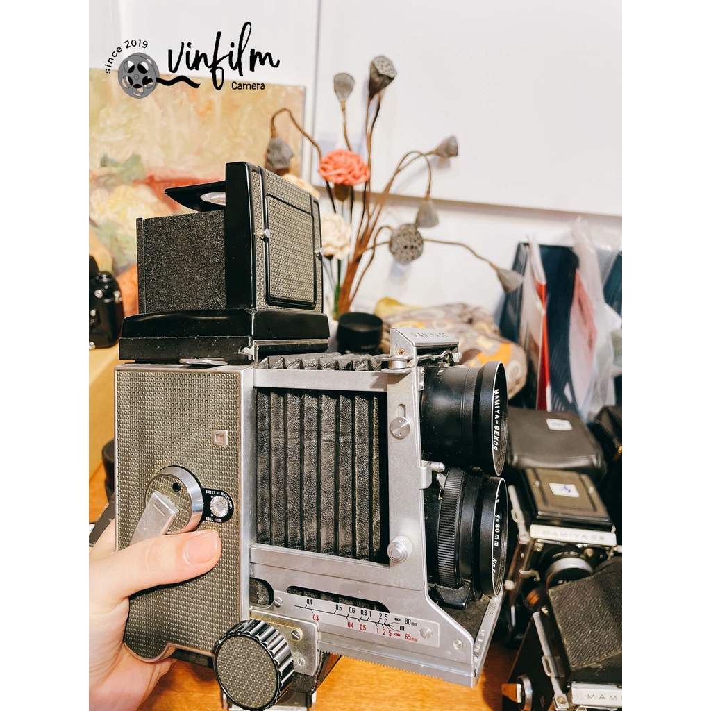 Máy ảnh film TLR Mamiyaflex C3 & Lens Mamiya Sekor 80mm F2.8