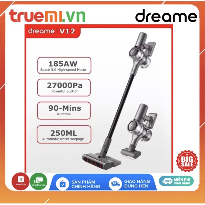 Máy hút bụi cầm tay không dây Dreame V12/V11/V10/V9 | BigBuy360 - bigbuy360.vn
