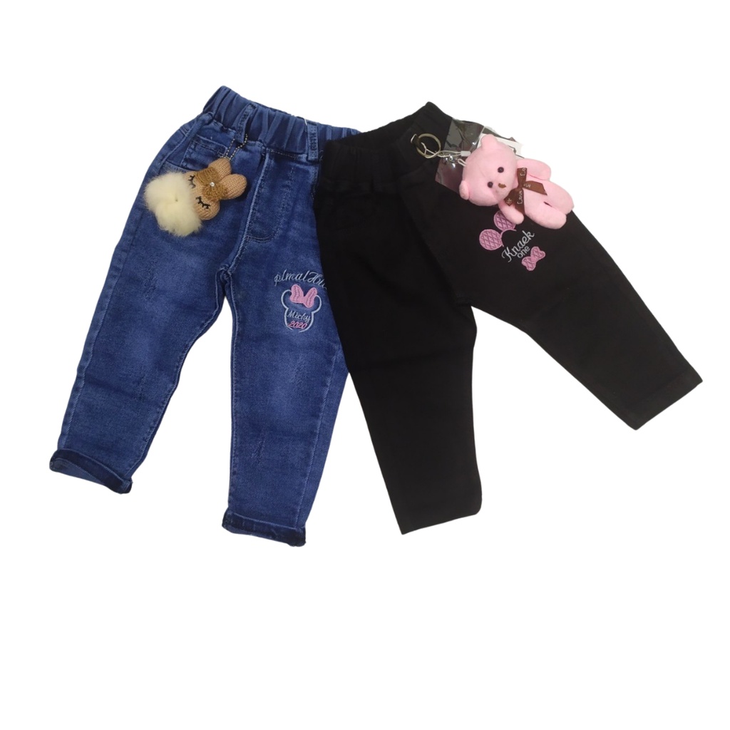 Quần jeans dài siêu xinh cho bé gái 7-22kg
