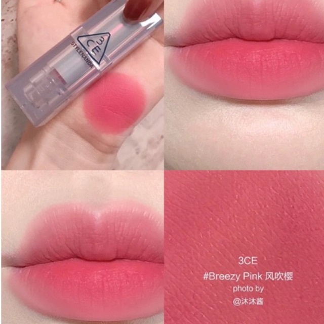 Son 3.C.E Soft Matte Lipstick Vỏ Xanh