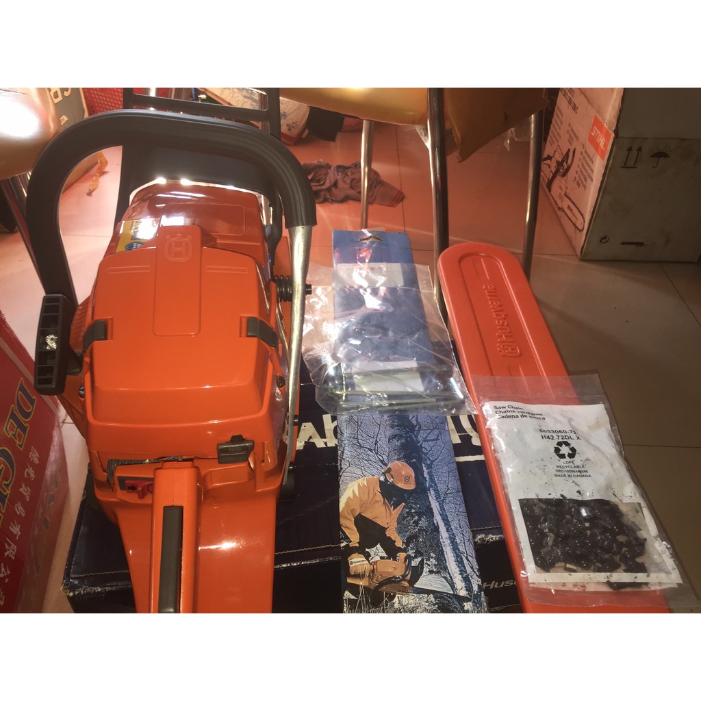 Máy cưa xích huspvarna 365 - Cam kết hàng chính hãng - thắng máy cưa xích