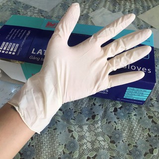 Găng tay y tế có bột Duy Hàng size SML