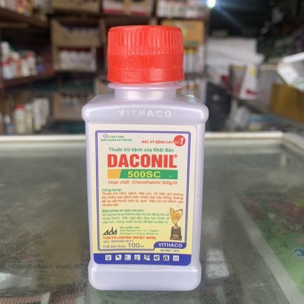 Thuốc phòng và trừ bệnh sẹo, đốm lá, thán thư - DACONIL 500SC