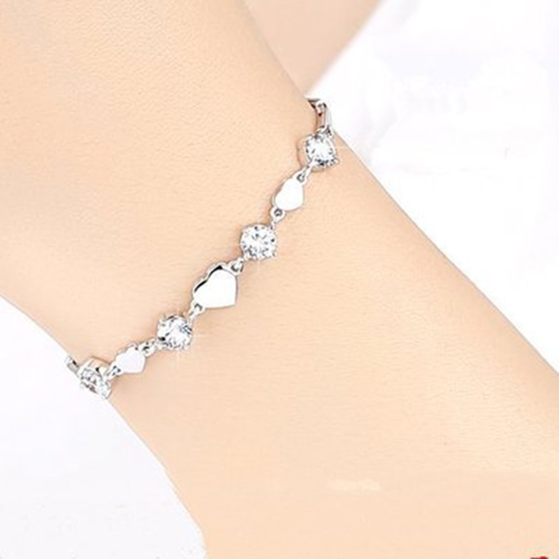 Vòng tay bạc 925 thời trang Trang sức cho phụ nữ