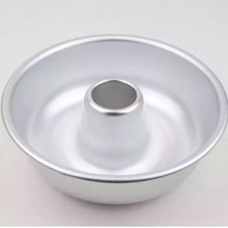 Khuôn Nhôm Tròn Làm Bánh Chiffon Đế Liền