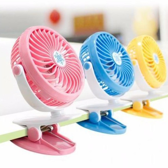 Quạt kẹp bàn mini sạc  siêu mát ML-F168