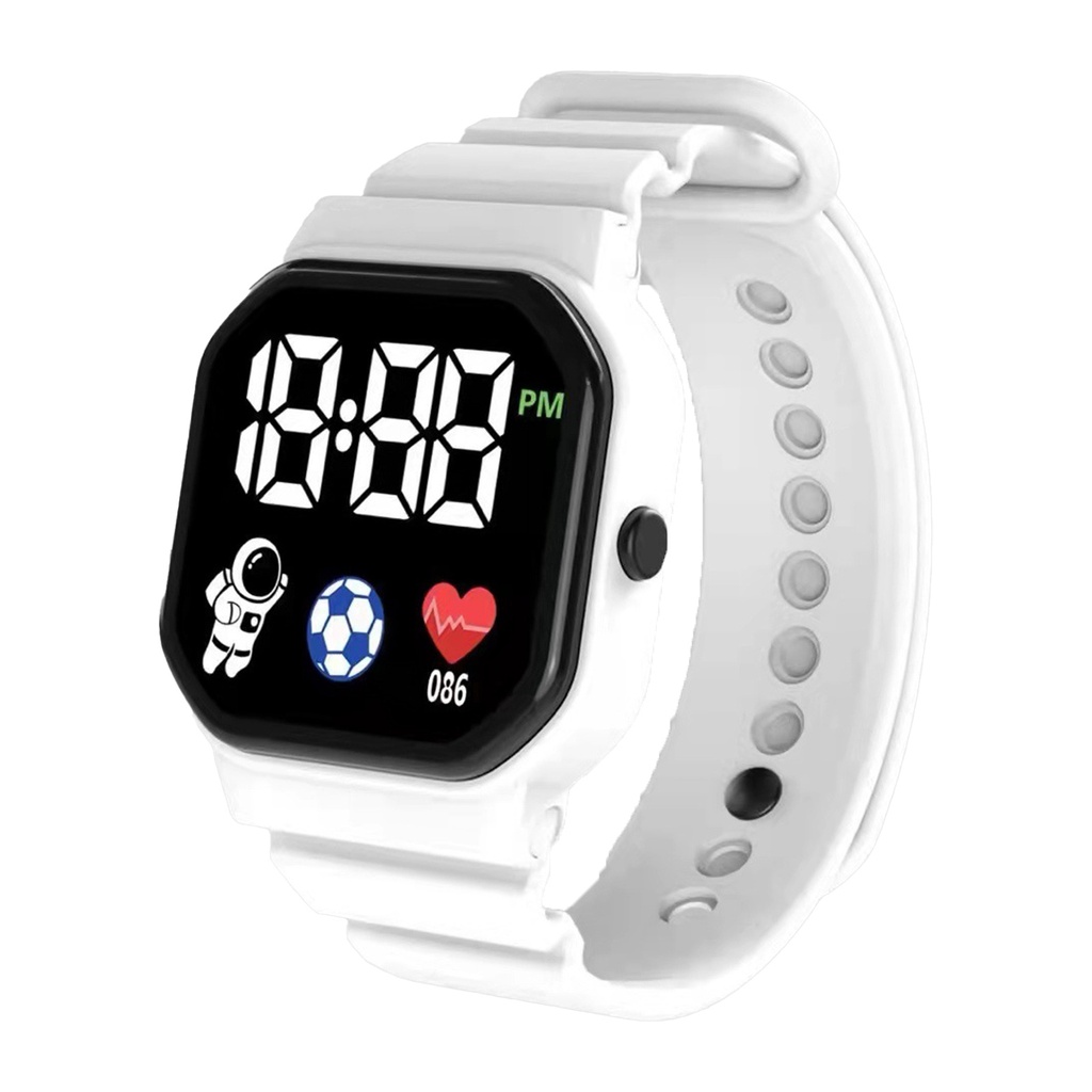 Đồng hồ điện tử đeo tay màn hình Led kỹ thuật số trọng lượng nhẹ cho học sinh