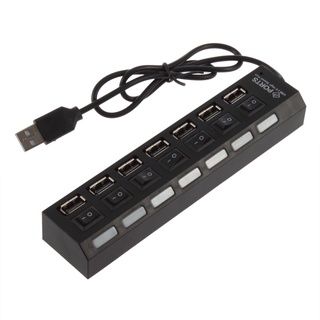 Bộ Chia 7 Cổng Usb 2.0 Có Công Tắc