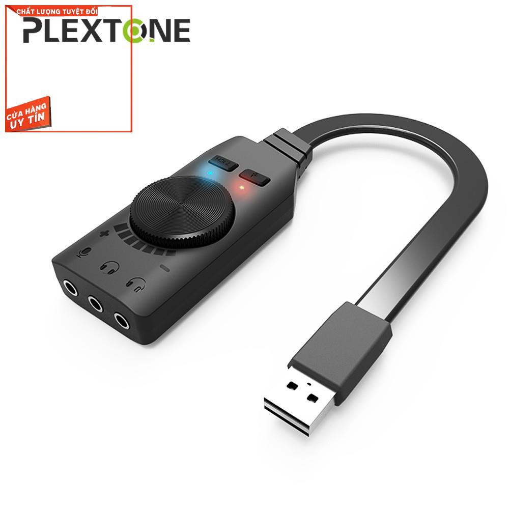 Gía rẻ Sound card âm thanh 7.1 cho máy tính PC chuyên game Plextone GS3 Pika shop