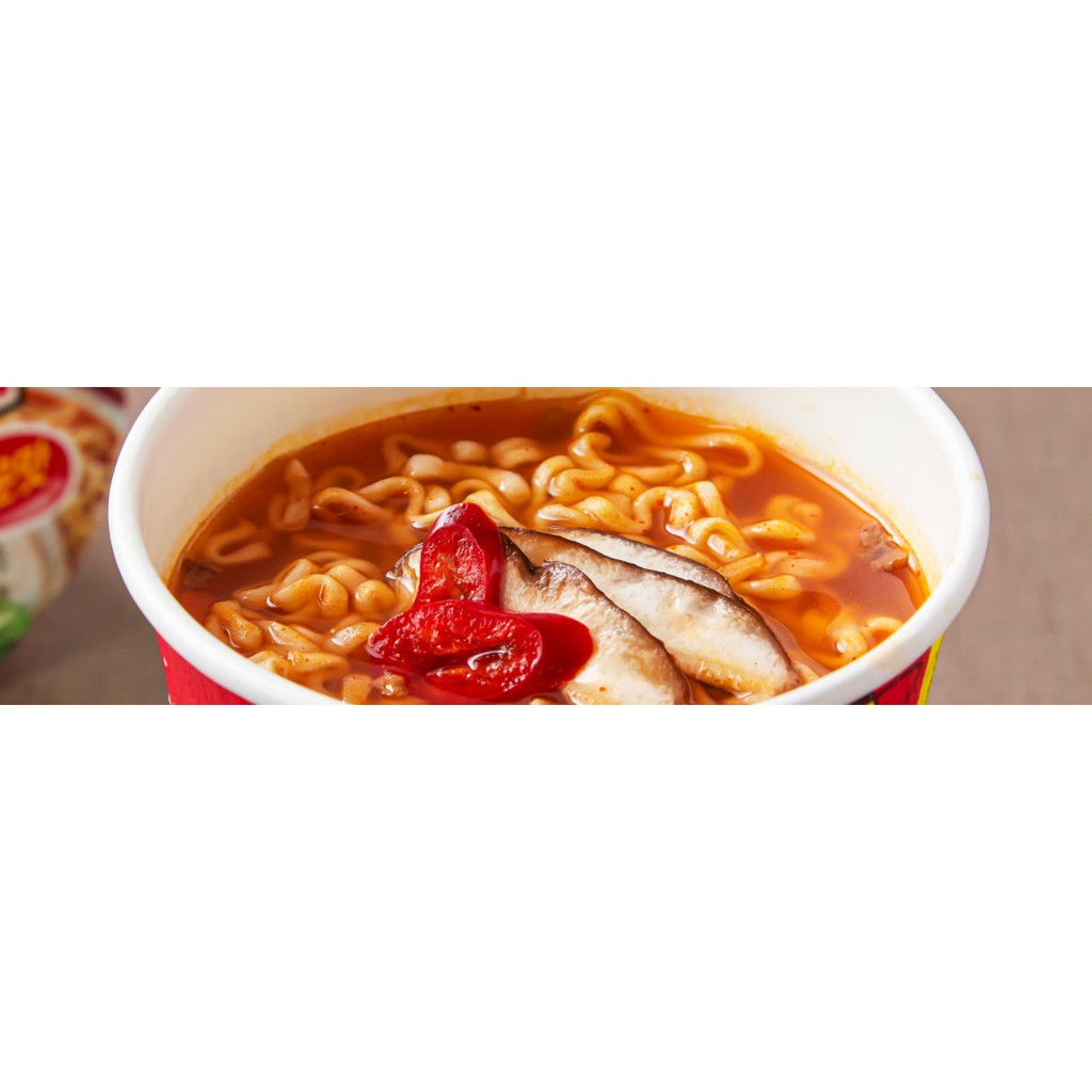 MỲ JIN CỐC CAY 65G -  진라면 소컵-매운맛 65G
