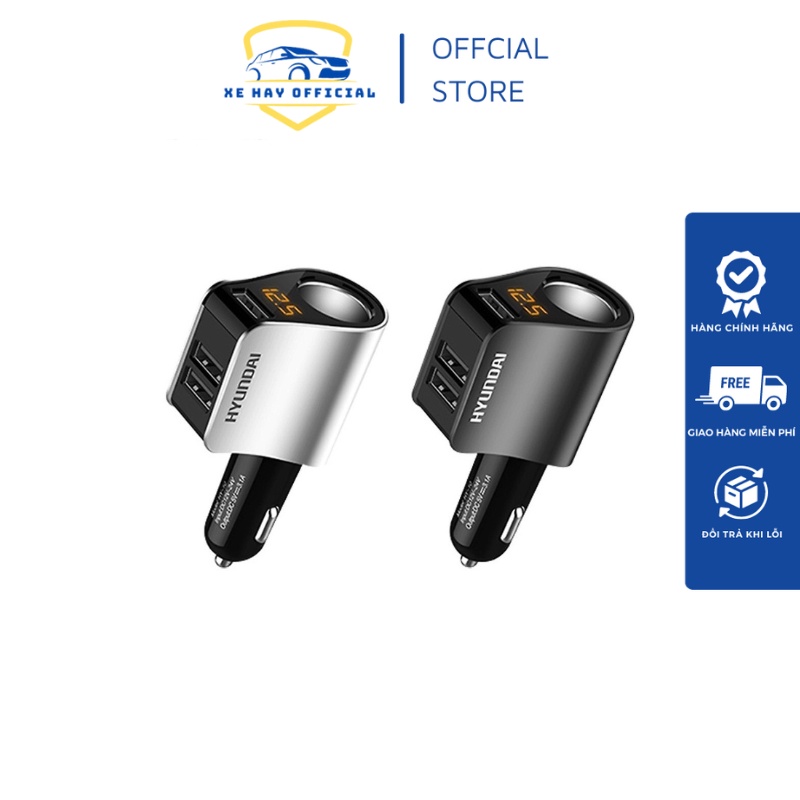 Tẩu sạc ô tô xe hơi Huyndai HY-10 dùng cho mọi loại xe
