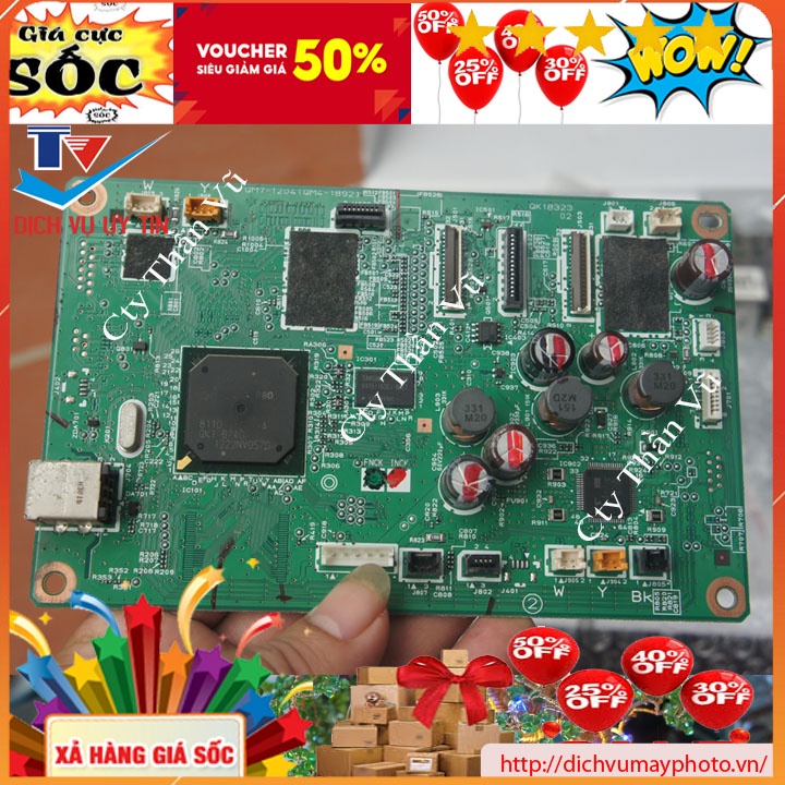 Main card formater máy in Canon IP 7270 hàng zin tháo máy chuẩn có bao test có bảo hành