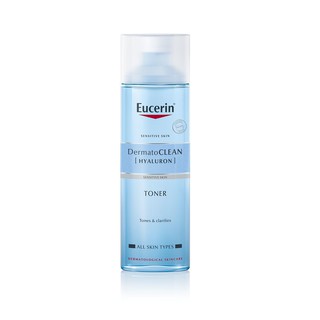 EUCERIN - Nước cân bằng da Eucerin Dermatoclean [HYALURON] Toner (200ML)Dành cho tất cả các loại da kể cả da nhạy cảm
