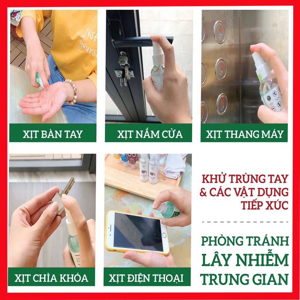 Xịt Rửa Tay kháng khuẩn Làm Sạch Vượt Trội, X3 Dưỡng Ẩm Không Gây Khô Da BLUE SKY 100ml (Chai) | BigBuy360 - bigbuy360.vn
