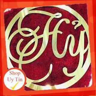 Vòng tròn chữ Hỷ alu gương vàng 3mm